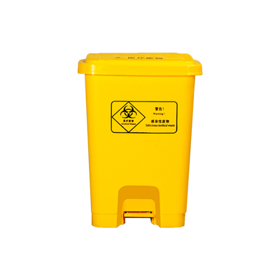 塑料垃圾桶C3 30L-黄