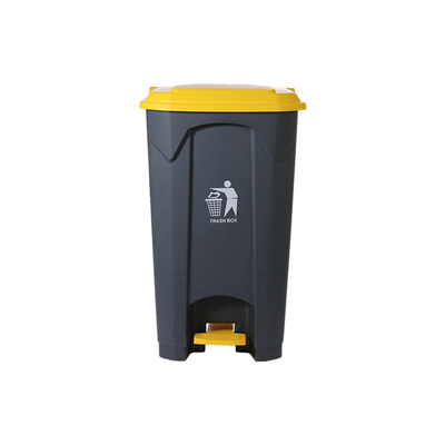 塑料垃圾桶B9 30L-黄灰